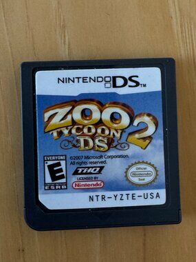 Zoo Tycoon 2 DS Nintendo Game Boy Game